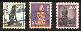 Japon 1989 N° Y&T : 1743 à 1745 Obl. - Used Stamps