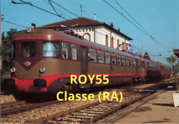 Emilia Romagna Classe Frazione Di Ravenna Stazione Ferroviaria Con Littorina In Sosta Del Treno Locale Ferrara Rimini - Bahnhöfe Mit Zügen