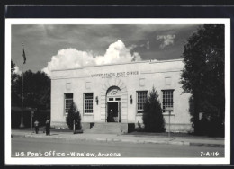 Foto-AK Winslow, AZ, U. S. Post Office  - Sonstige & Ohne Zuordnung