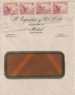 CARTA 1944 COMERCIAL MADRID - Covers & Documents