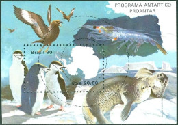 ARCTIC-ANTARCTIC, BRAZIL 1990 ANTARCTIC FAUNA S/S** - Antarktischen Tierwelt