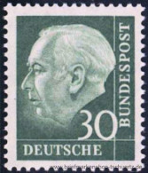 Bund 1957, Mi. 259 Xw ** - Unused Stamps