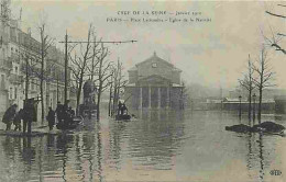 75 - Paris - Crue De La Seine - Janvier 1910 - Place Lachambie - Eglise De La Nativité - Animée - CPA - Voir Scans Recto - Überschwemmung 1910