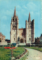 48 - Mende - Cathédrale Notre-Dame - Statue Du Pape Urbain V - Automobiles - Carte Dentelée - CPSM Grand Format - Voir S - Mende