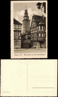 Ansichtskarte Hanau Marienkirche Und Alte Fachwerkhäuser 1960 - Hanau