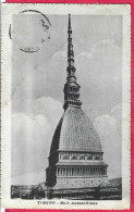 TORINO - MOLE ANTONELLIANA - FORMATO PICCOLO - VIAGGIATA  1920 PER L'EGITTO - Mole Antonelliana