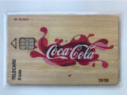 VERY RARE  EXHIBITION    WOOD CARD    COCA COLA   ONLY  50 ISSUE   MINT IN SEALED   RARE - Pubblicitari