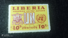 LİBERİA-1950-60         10  CENT            UNUSED - Liberia