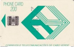 CAPE VERDE - Telecom Logo(green), First Issue 200 Units, CN : C3C543223, Tirage %90000, Used - Kaapverdische Eilanden