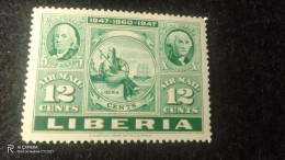 LİBERİA-1940-50         12  CENT            UNUSED - Liberia