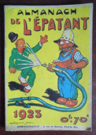 Almanach De L'Epatant 1923 - Ill. Couverture Chaperon - Forton - De Nauseroy - Otros & Sin Clasificación