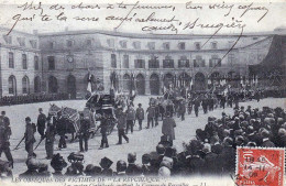 CPA - Funérailles Des Victimes Du "REPUBLIQUE"- Défilé Du Cortège - Zeppeline