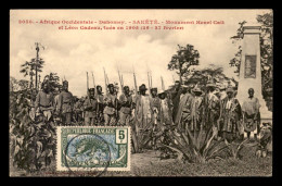 DAHOMEY - SAKETE - MONUMENT HENRI CIAT ET LEON CADEAU - CEREMONIE - Dahomey