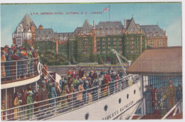 Victoria Canada Empress Hotel Princess Kathleen Ferry Boat - Victoria