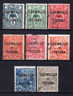 Wallis Et Futuna  - 1922 - Tb De NCE Surch  - N° 18 à 25 - Oblit - Used - Gebraucht