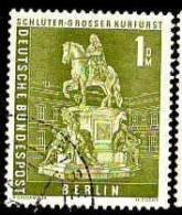 Berlin Poste Obl Yv:135 Mi:153 Schlüter-Grosser Kurfürst (cachet Rond) (Thème) - Skulpturen