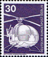 Berlin Poste N** Yv:461 Mi:497 Rettungs MBB Hubschrauber (Thème) - Hélicoptères