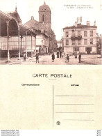 47 - Lot Et Garonne - Marmande - La Halle - L'Eglise Et La Poste - Marmande