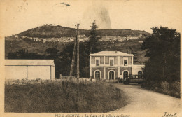 VIC-le-COMTE - La Gare Et Le Village De Corent - Petit Car - Vic Le Comte