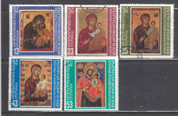 Bulgaria 1979 - Icons, Mi-Nr. 2807/11, Used - Used Stamps