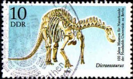 Rda Poste Obl Yv:2924 Mi:3324 Dicraeosaurus (TB Cachet Rond) - Gebruikt