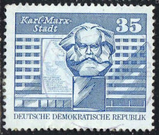 Rda Poste Obl Yv:1506 Mi:1821 Karl-Marx Stadt (cachet Rond) - Gebraucht