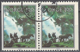 Norwegen Norway 1979. Mi.Nr. 795 D/D Pair, Used O - Gebraucht