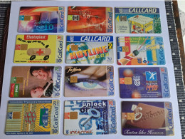 IRELAND /CHIPCARDS / BUNDEL /ACTION / 12 DIFFERENT CARDS / ACTION /12 CARDS !!!      USED CARDS    ** 16715** - Irlande