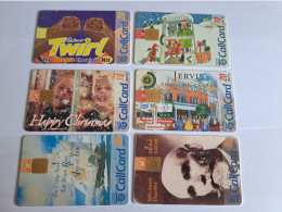 IRELAND /CHIPCARDS / BUNDEL /ACTION / 6 DIFFERENT CARDS / ACTION /6 CARDS !!!      USED CARDS    ** 16716** - Irlande