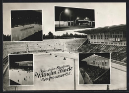 AK Weisswasser O. L., Kunsteis-Stadion Wilhelm Pieck  - Weisswasser (Oberlausitz)