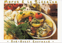 Recette Sud-Ouest Gourmand - MORUE A LA BISCAÏNA - Editions FEDERICO FERIA N° 003322 - Recipes (cooking)