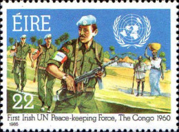 Irlande Poste N** Yv: 575 Mi:568 1.Irish UN Peace-keeping Force The Congo - Ongebruikt