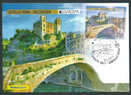 Italia, Italy, Italien, Italie 2017; Castello Doria Di Dolceacqua; Annullo Speciale FDC, Anche Maximum Card - Kastelen