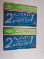 GREAT BRITAIN   50 / 100 UNITS / VIRGIN ATLANTIC / 2 USED CARDS   **16724** - [10] Collections