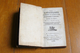 Les Aventures D'Antoine Varnish - Volumes 3 & 4 En 1 Volume - Charles JOHNSTONE - 1788 - 1701-1800
