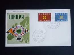 ISLAND MI-NR. 373-374 FDC EUROPA CEPT 1963 - FDC