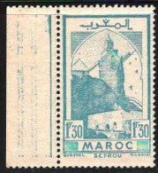 Maroc (Prot.Fr) Poste N** Yv:228A Mi:220 Sefrou Mosquée Bord De Feuille (Petit Pt De Rouille) - Unused Stamps