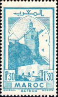 Maroc (Prot.Fr) Poste N* Yv:228A Mi:220 Sefrou Mosquée (points De Rouille) - Unused Stamps