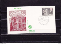 MONACO 1970 UNION INTERPARLEMENTAIRE FDC Yvert 828 - FDC