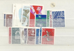 1970 MNH Norwegen, Year Complete According To Michel  Postfris** - Années Complètes