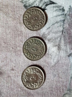 3x 1949 - 5 Centimes / Rappen