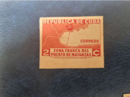 CUBA  NEUF  1936   ZONA  FRANCA  DEL  PUERTO  DE  MATANZAS  //  PARFAIT  ETAT  //  1er  CHOIX  // Non Dentelé-sin Dentar - Neufs