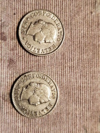 2x 1937 - 5 Centimes / Rappen