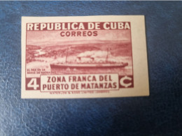 CUBA  NEUF  1936   ZONA  FRANCA  DEL  PUERTO  DE  MATANZAS  //  PARFAIT  ETAT  //  1er  CHOIX  // Non Dentelé-sin Dentar - Nuevos