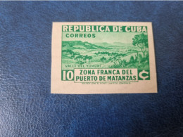 CUBA  NEUF  1936   ZONA  FRANCA  DEL  PUERTO  DE  MATANZAS  //  PARFAIT  ETAT  //  1er  CHOIX  // Non Dentelé-sin Dentar - Unused Stamps