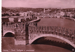 Cartolina Verona - Ponte Scaligero - Verona