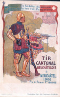 Neuchâtel, Tir Cantonal à Neuchâtel 1906 (442) - Tiro (armi)