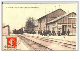 51.CAMP DE CHALONS.MOURMELON-LE-PETI T.GARE DU CAMPS DE CHALONS.TRAIN. - Camp De Châlons - Mourmelon