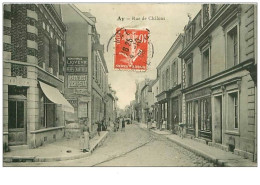 51.AY.n°117.RUE DE CHALONS.LEGER COUP.RARE - Ay En Champagne