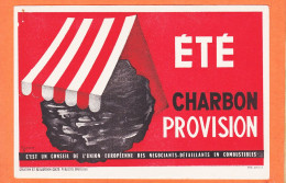 14857 / ⭐ CHARBON Union Européenne Négociants-Détaillants Combustible ETE Provision Par JOSSEAU Imp DRIVON Buvard - C